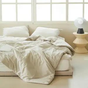 블레스 호주산100% 천연양모 80수 고밀도 면 무봉제 차렵이불/세트(SS)(Q)