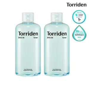 [SET] 토리든 다이브인 저분자 히알루론산 토너 300ml X 2개