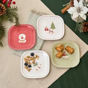 [모던하우스] L 크리스마스 귀요미냥 간식 트레이 4P세트