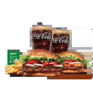 버거킹 와퍼+통새우와주+코카콜라(R)+코카콜라(R)+쉐이킹프라이 스윗어니언