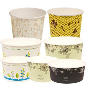 종이컵 일회용용기 종이용기 라면 그릇 분식 테이크아웃 포장 배달 휴게소 감자 컵밥 분식 우동 칼국수