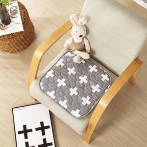 한일따슨자리 온열방석 전기방석 양면 1인용 크로스그레이