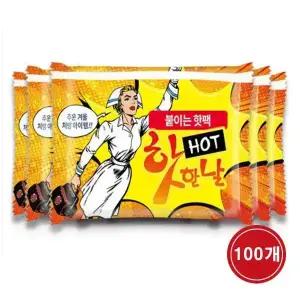 붙이는 핫팩 핫한날 (48g X 100매)
