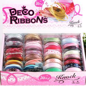 데코리본세트36000 공단 선물포장 리본공예
