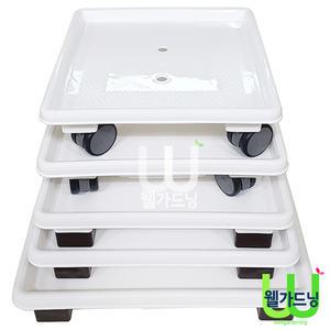 [조이가든]로라 정사각 물받이 화분받침