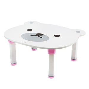 국내생산 다용도 테이블 곰돌이 화이트 좌식책상 공부상 밥상