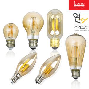 연서전기조명 코스모스전기 LED전구 LED 에디슨램프 전구 일반형 캔들 G45 인지구 A60 T45 대추구 ST64