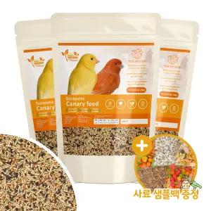 버드버디 이코노믹 카나리아사료 700gx3 모이 소형