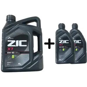 ZIC X7 5W30 SQ 4L 1개 + 1L 2개 SET 가솔린