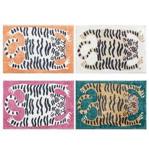 [한빛카페트]티베트 호랑이 러그 동물 인테리어 카페트 60x90cm