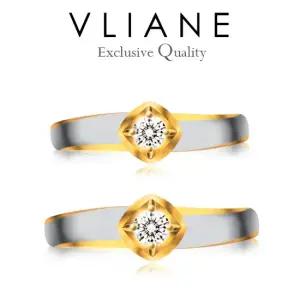 18K 르블랑 다이아몬드 커플링 세트