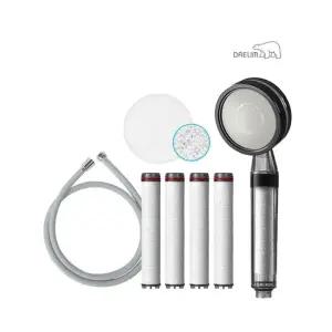 대림바스 디클린 샤워기+리필필터+세라믹볼+샤워호스(그레이)SET