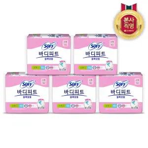 쏘피 바디피트 볼록맞춤 소형 16P x 5개(총 80입)