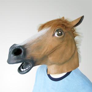 말가면 말대가리 갈색마 엽기가면