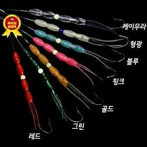 OK피싱 도깨비튜브 지선채비 쌍미늘갈치바늘 삶은줄