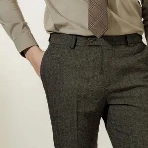 [엠필]남성  가을 체크 스트라이프 프리미엄 스탠다드 히든밴딩 스판 팬츠 4종 택1 (30-38사이즈)