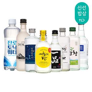 [품질보장] 실속소주세트 독도17 외 6종/토닉600증정