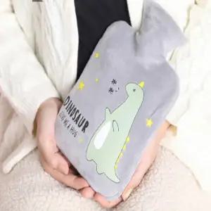 캐릭터 극세사 보온 물 주머니 1000ml 찜질팩 온수 온열 보온팩