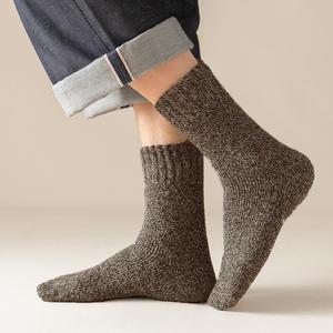 61sec no.833 수면 겨울 여성 남성 수족냉증 긴목 롱삭스 니트 보카시 보온 양말