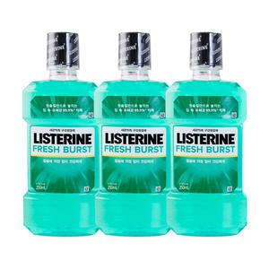 리스테린 후레쉬 버스트 250ml 3개