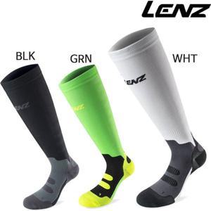 [기타]렌쯔 LENZ Compression 1.0 남녀사이즈 보유 컴프레션 기능성 스키양말 BLK GRN WHT