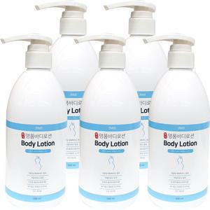 3WB 웰빙 명품 바디로션 500ml x5개 모든피부용 고보습 히알루론산 식물성세라마이드