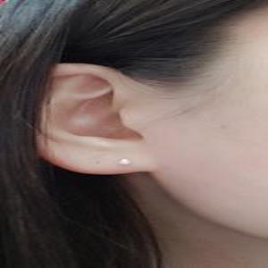 3년산담수진주귀걸이3미리5미리담수진주이어링