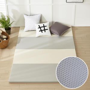 (4단 100x200cm) 논슬립 유아 놀이방 폴더매트 층간소음 거실 방음