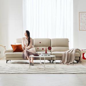 [자코모] 비엔토 4인 천연면피 소가죽 소파