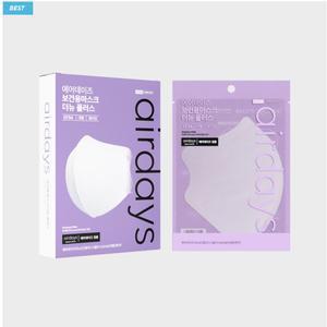 [조정석마스크]에어데이즈 보건용마스크 KF94 더 뉴플러스(새부리형/대형/백색) 10매입 10개 (총 100매)