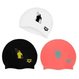 [아레나](의정부점) 펭귄 실리콘수모   A3AC1AC08 (긴머리용)(A3AC1AC08)