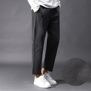 [후앙스]남자 양기모면워싱 스판 세미와이드 크롭 팬츠 FICP3483