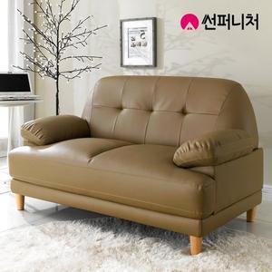 [선창테크]큐티 2인용 가죽소파
