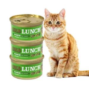 프리미엄 골드런치 헤어볼 80g x 72개 고양이캔