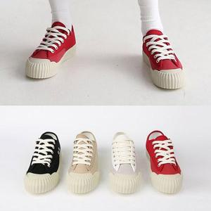 [NS홈쇼핑][애슬릿] 캔버스 레이스업 여성 스니커즈 운동화[29460425]