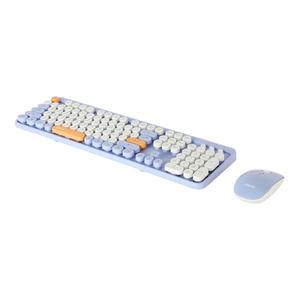 :앱코 ABKO WKM01 무선 키보드 마우스 세트 (블루)