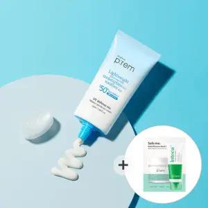 메이크프렘 워터리 캡슐 선크림 50ml (+안심팩 1매+인테카크림 10ml)