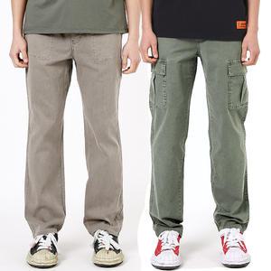 비브레이커스 남자 면바지/피그먼트/와이드/밴딩/카고/조거/빅사이즈/작업복/스판/여름/냉감/팬츠/치노