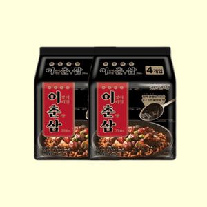 삼양 이춘삼라면 짜장라면 128g 8개