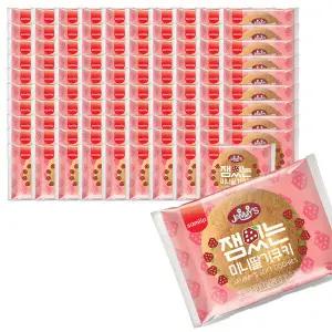 삼립 잼있는 미니딸기쿠키 16g 100개