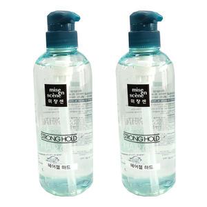 미쟝센 스타일케어 스트롱홀드 헤어젤 하드 500ml x2개