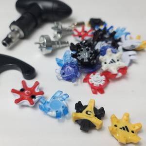 [10개 1세트] 스파이크 골프화 징 챔프 스파이크징 교체 렌치