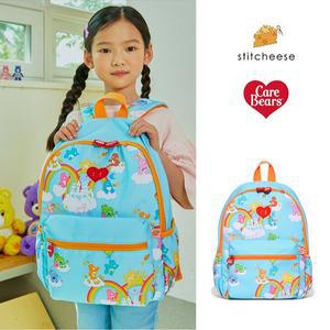 [키즈스퀘어](대구신세계)[케어베어X스티치즈] 클라우드 백팩 블루 ST1068 - 27x37x11(cm)