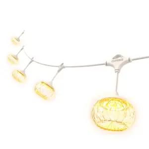 크레모아 스트링라이트 LED 캠핑 랜턴 조명 이너프5 크리스마스 전구 감성조명 앵두전구 줄 카키 라이트그레