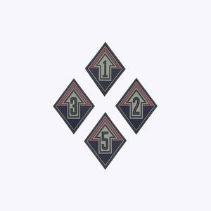 1기갑여단 실리콘 패치 - pvc 사단마크 군인가방 밀리터리 군복 군용 고무 벨크로 와펜 곰신 꽃신 약장액자