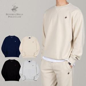 [비버리힐스폴로클럽]남자 맨투맨 티셔츠 오버핏 긴팔 라운드 무지 긴팔티 빅사이즈