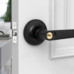 [인테리어가구]백세트조절 열쇠형 방문손잡이 두꺼운문 48-65 도어락 (S10934544)