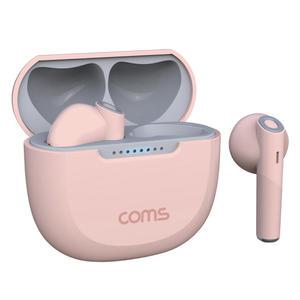 블루투스 5.3v 무선 듀얼 이어폰 핑크/오토 페어링 중저음 베이스 강화