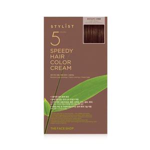 더페이스샵 스타일리스트 5분 스피디 헤어 컬러크림 밝은갈색
