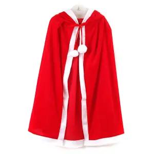 크리스마스 후드 망토 (1p)  성탄절  빨강망토